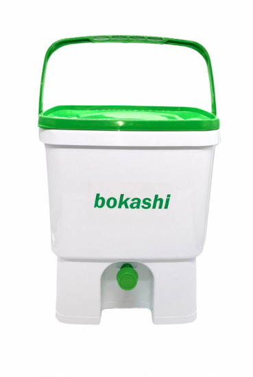 Bokashihink vit/grön med kran  i gruppen Bokashi  hos bokashi.se (211-401)