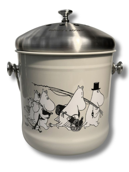 Mumin - hink för matuppsamling, Sand - 