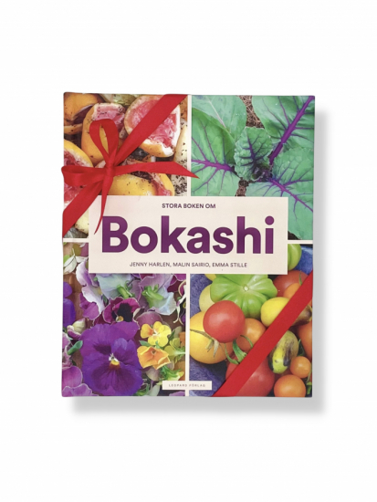Julklapp - Stora boken om Bokashi - med rtt julband i gruppen Julklappar hos bokashi.se (900-801)