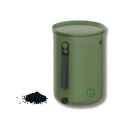 Bokashi 2.0 olivgrön - 1 st designad hink för köksbänken