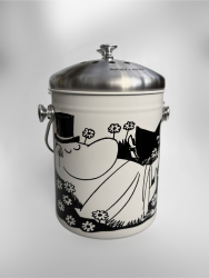 Mumin - hink för matuppsamling 5 l - "Early Birds"