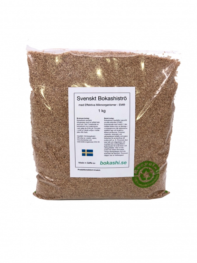 Startkit - Bokashi 2.0 svart - 2 st designade hinkar för köksbänken + 1 kg strö