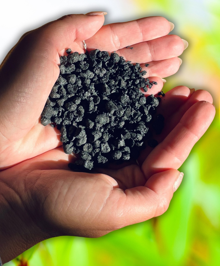 Extrahinkar till Bokashi och biokol - 4 st svenska hinkar + 6 liter svensk biokol