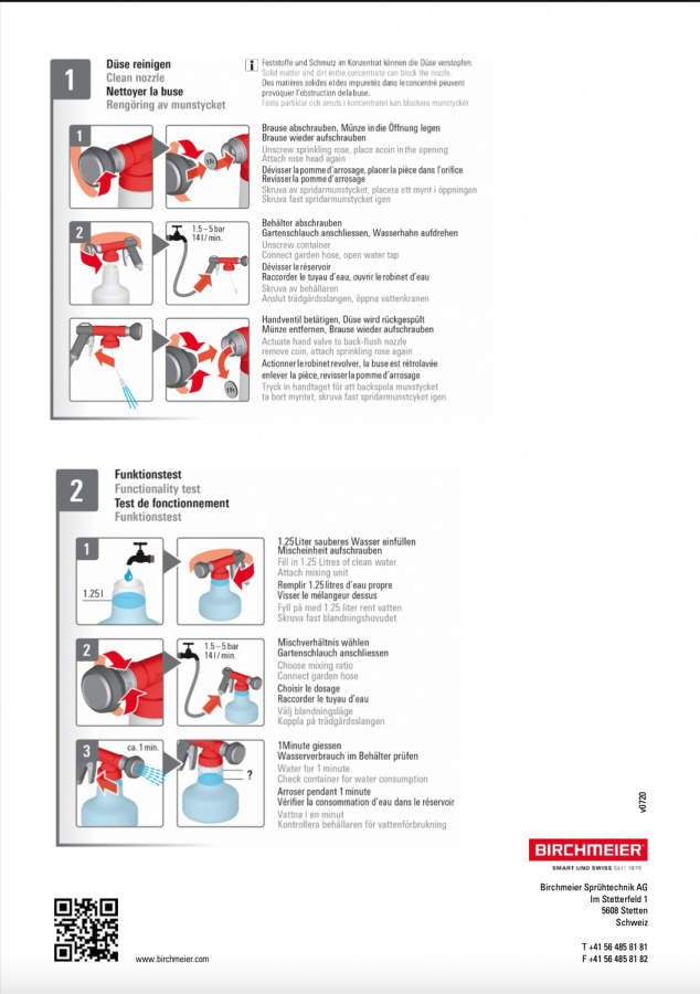 Aquamix 1,25 l gödseldoserare + Flytande näring, 1 liter