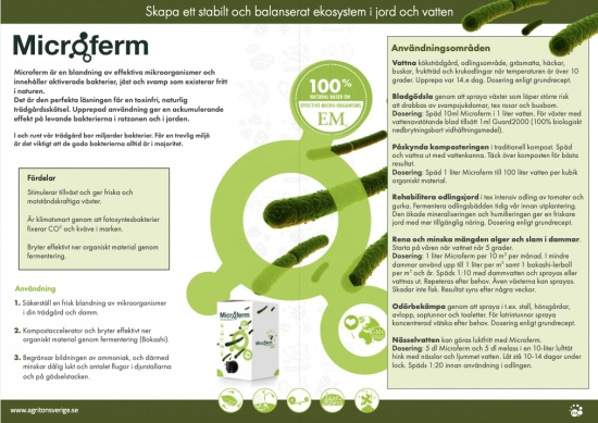 6 st EM Microferm (Bokashispray) 2 liter 