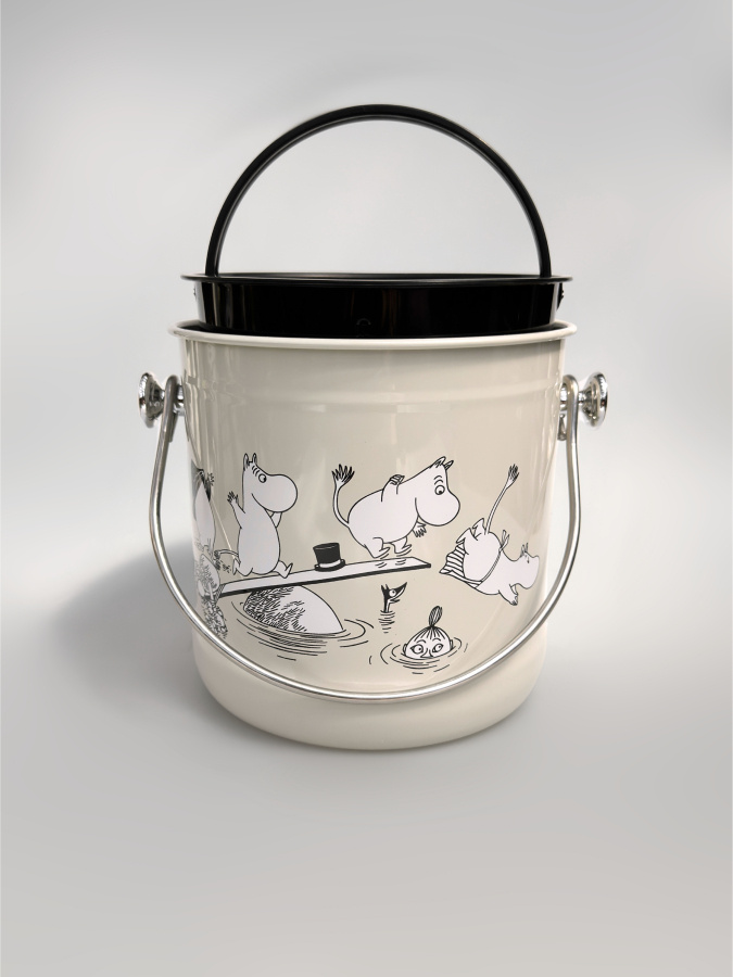 Mumin - hink för matuppsamling, Sand - 