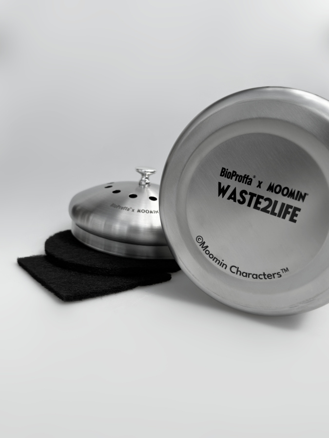 Mumin - hink för matuppsamling, Stainless Steel 4l - 