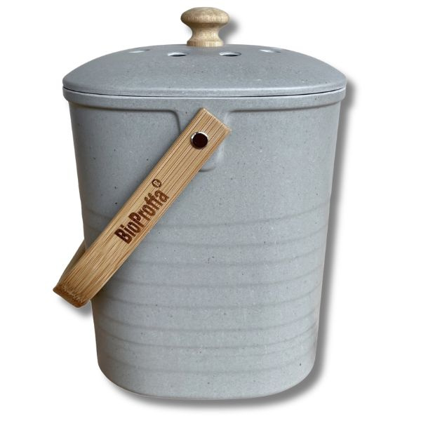 Bambuhink Grå 3,8l - för matuppsamling