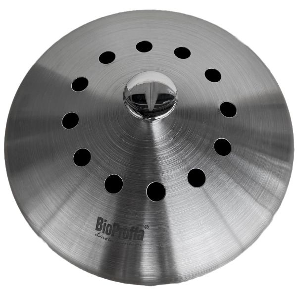 Stålhink Ljusgrön slät 4l med kolfilter - för matuppsamling